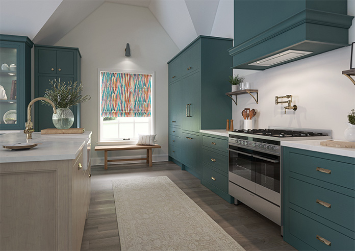 Bombay Velvet, Firestalk - Roman Blind - Image 6